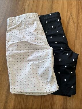 Nike Men’s Polka Dot & Print Shorts - Black & White, 34